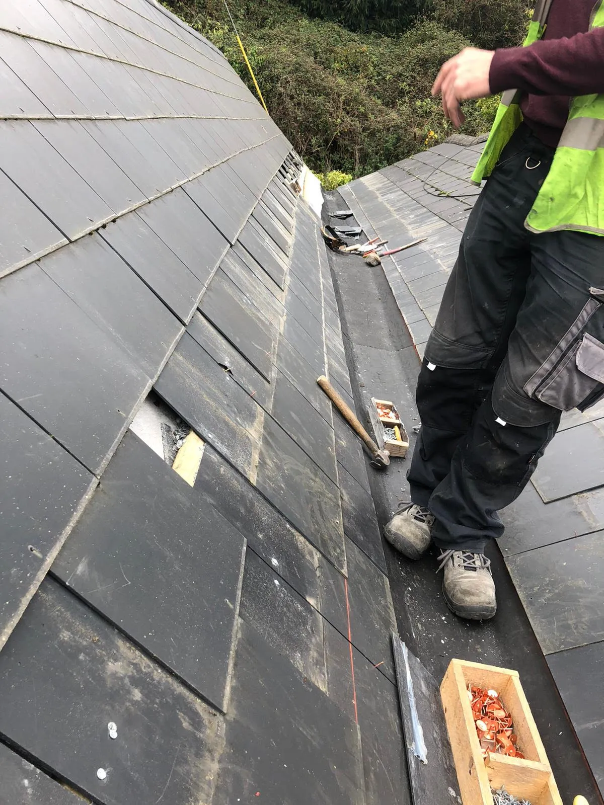 Leaking centre valley being replaced — photo 4